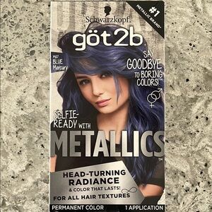 Schwarzkopf got2b Metallic Blue Hair Color